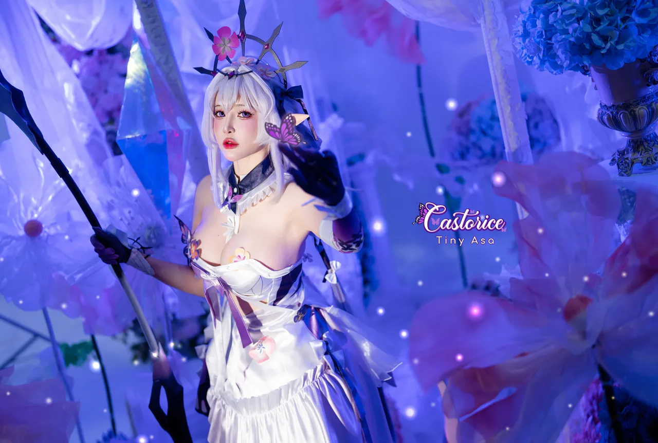 Tiny Asa アサ (tiny.asababy) cosplay Castorice - HonkaiStar Rail-erohere19.webp